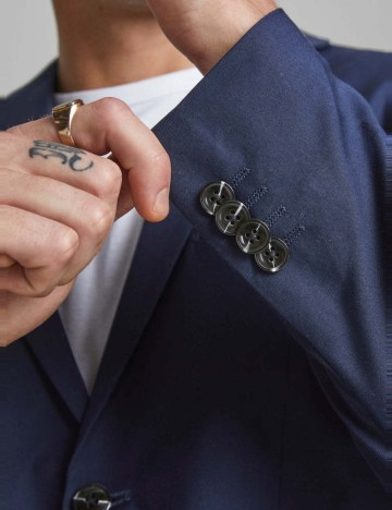 Sacou Jack & Jones, albastru