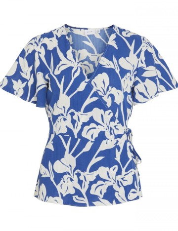 Cămașă cu m&acirc;necă scurtă Vila, mix culori