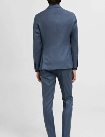 Sacou Selected, albastru