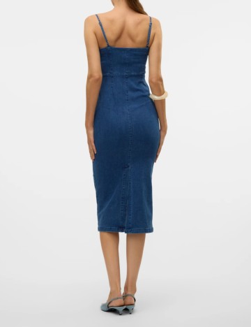Rochie midi Vero Moda, albastru