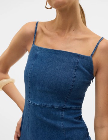 Rochie midi Vero Moda, albastru