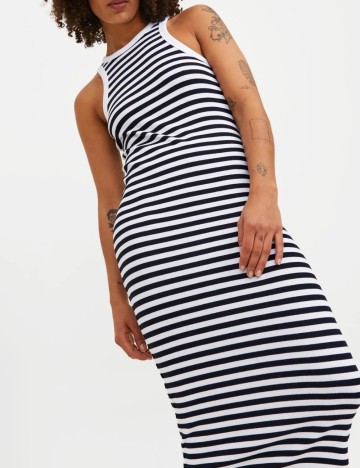 Rochie midi JJXX, mix culori