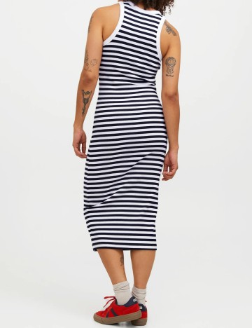 Rochie midi JJXX, mix culori