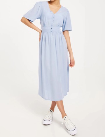 Rochie midi Pieces, albastru