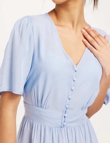 Rochie midi Pieces, albastru