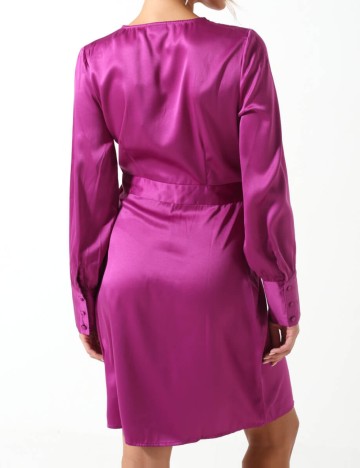 Rochie mini Pieces, mov magenta