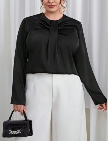 Cămașă Shein Curve+, negru