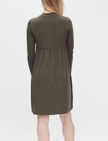 Rochie mini Mamalicious, kaki