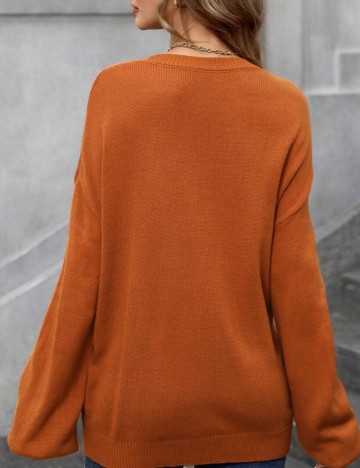 Pulover Shein, cărămiziu