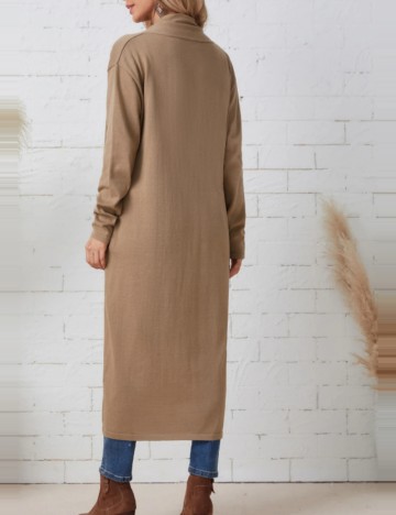 Cardigan lung Shein Emery Rose, bej