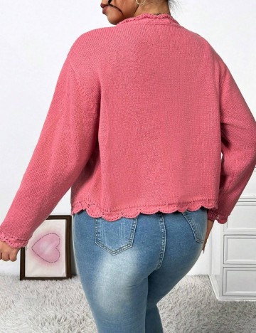 Cardigan Shein Curve+, roz