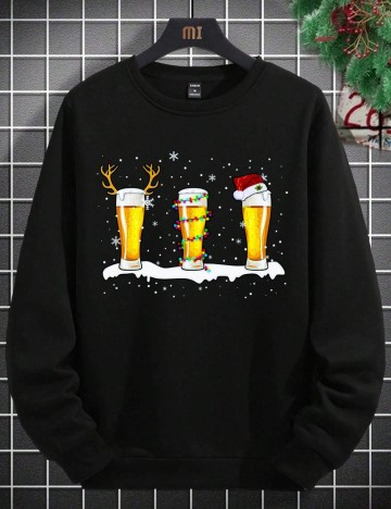 Bluză Shein MANFINITY, negru