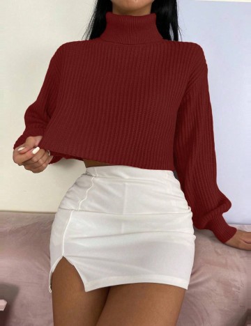 Pulover Shein, vișiniu