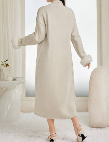 Cardigan lung Shein, bej