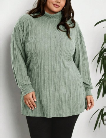 Pulover Shein Emery Rose, verde menta