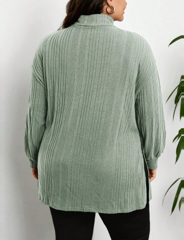 Pulover Shein Emery Rose, verde menta