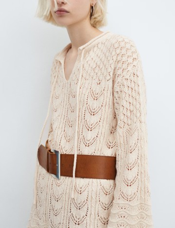 Rochie mini Mango, bej