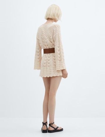 Rochie mini Mango, bej