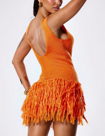 Rochie mini Shein, portocaliu