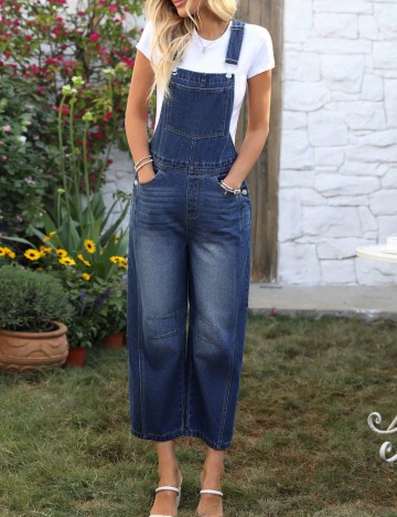 Salopetă de blugi Shein, albastru