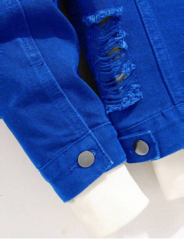 Geacă de blugi Shein MANFINITY, albastru