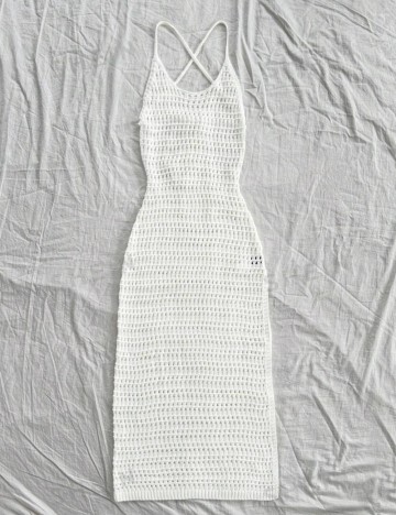 Rochie de plajă Shein, crem