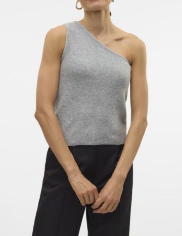 Top AWARE by VERO MODA, gri