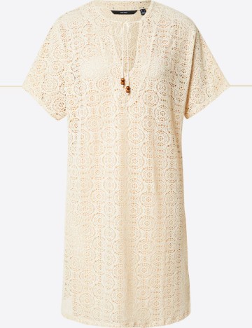 Tricou lung Vero Moda, bej