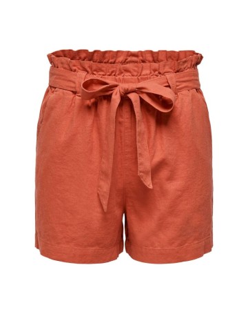 Pantaloni scurți Only, cărămiziu