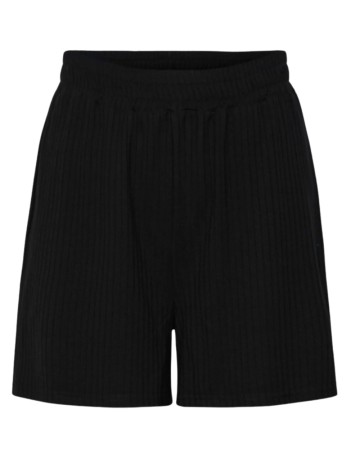 Pantaloni scurți Pieces, negru