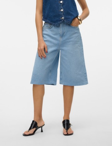 Pantaloni 3/4 Vero Moda Aware, albastru