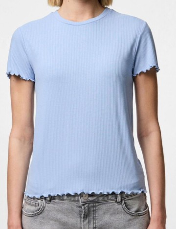 Tricou Pieces, albastru