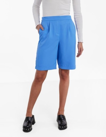 Pantaloni scurți Pieces, albastru