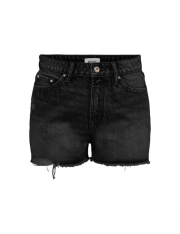 Pantaloni scurți de blugi Only, negru