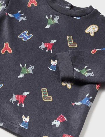 Compleu pijamale Mayoral, gri