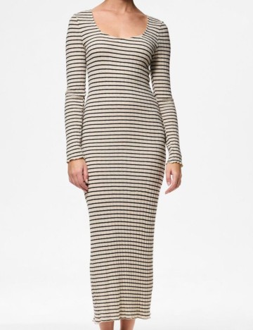 Rochie midi Pieces, mix culori