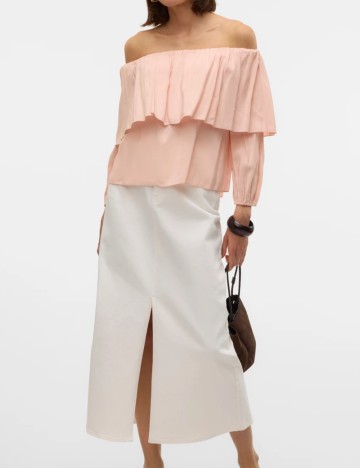 Cămașă AWARE by VERO MODA, roz