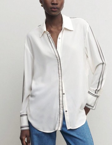 Cămașă Shein, crem