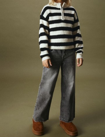 Pulover cu fermoar Name It, mix culori