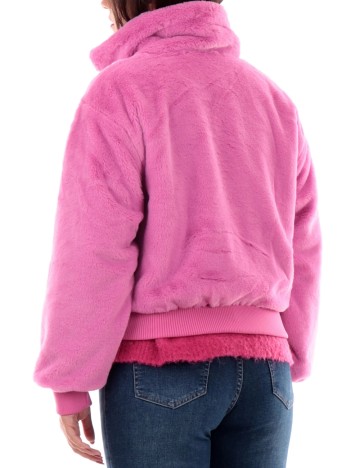 Jachetă de blană Only, roz