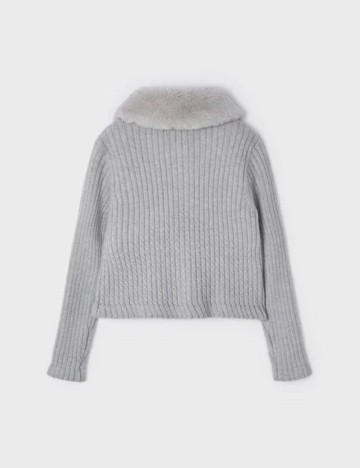 Bluză cu nasturi Mayoral, gri