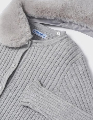 Bluză cu nasturi Mayoral, gri