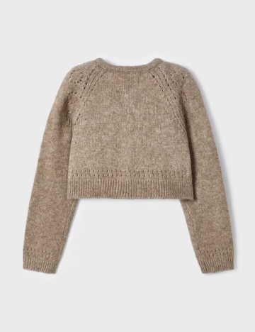 Pulover cu nasturi Mayoral, maro