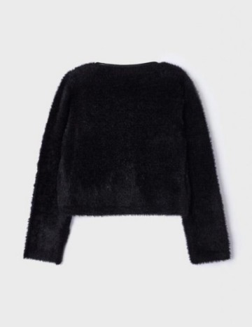 Pulover cu fermoar Mayoral, negru