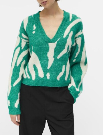 Pulover Object, mix culori