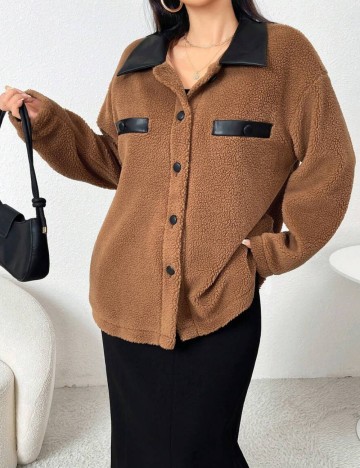 Jachetă Shein, maro