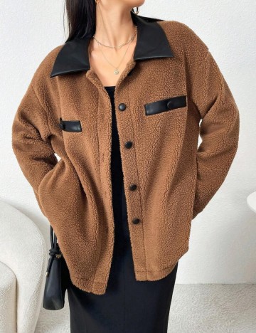 Jachetă Shein, maro