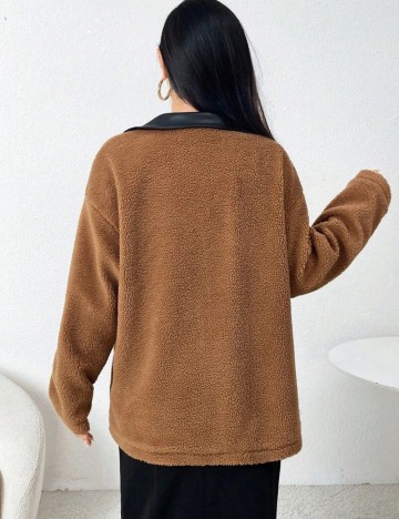 Jachetă Shein, maro