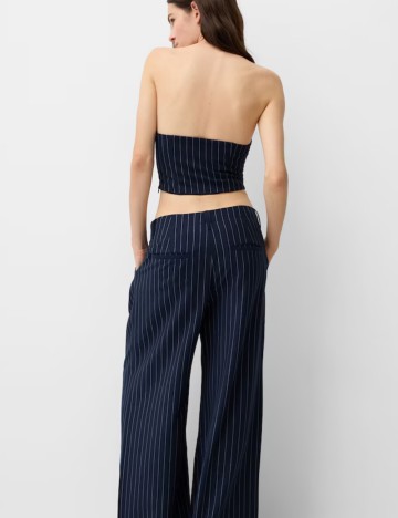 Top Bershka, albastru