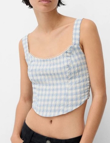 Top Bershka, mix culori